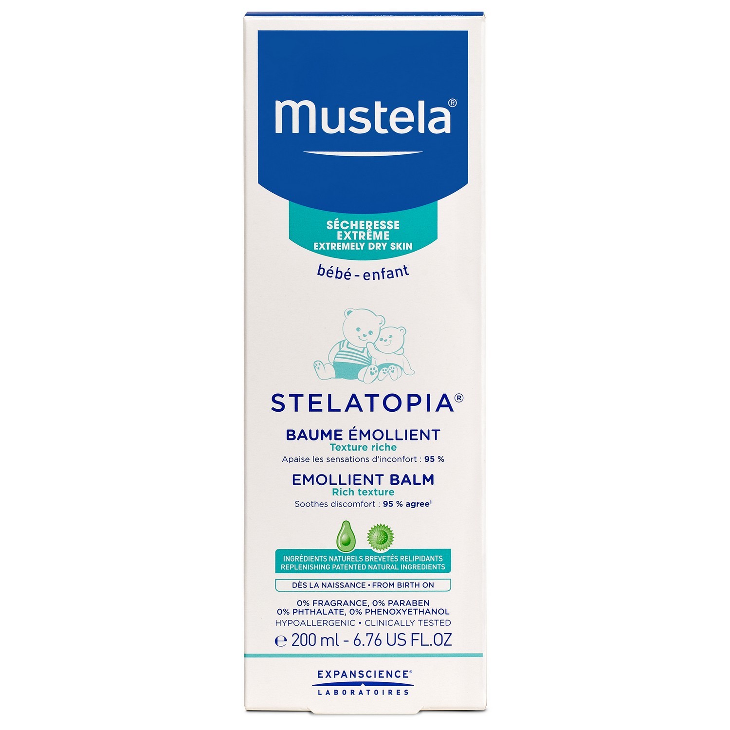 Бальзам Mustela Dermo-Pediatrics Stelatopia для кожи склонной к атопии смягчающий 200мл - фото 2