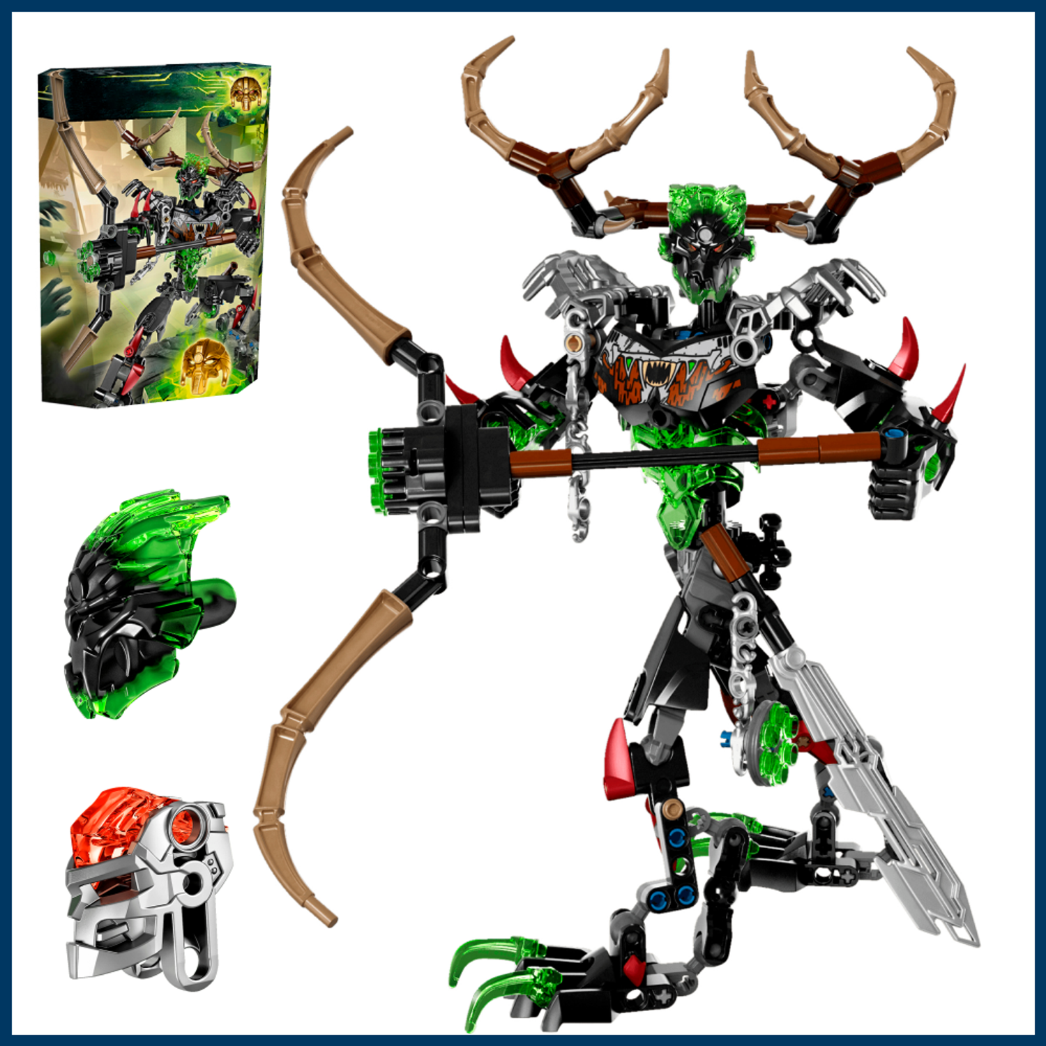 Игрушка LX Конструктор Bionicle Охотник Умарак 172 детали - фото 1