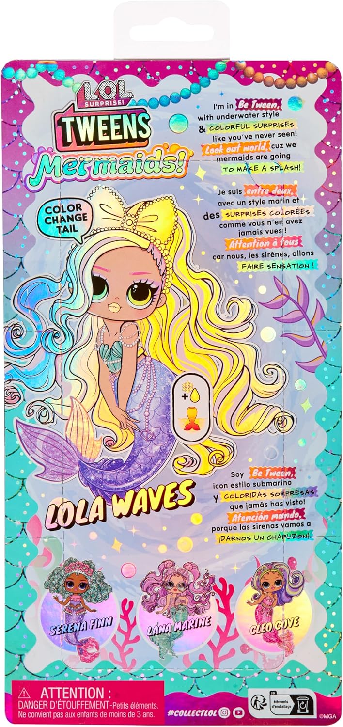 Кукла L.O.L. Surprise Tweens Mermaid Lola Waves 510451EUC 510451EUC - фото 9