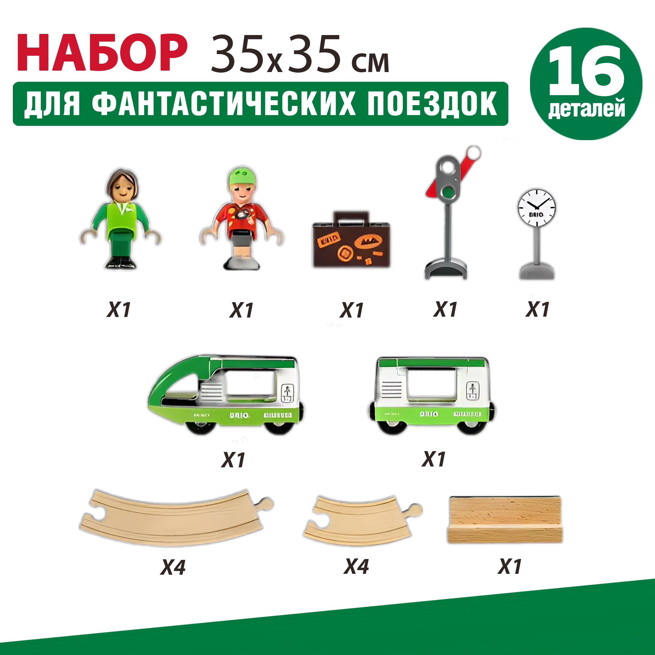 Железная дорога BRIO круговая 33847 - фото 2