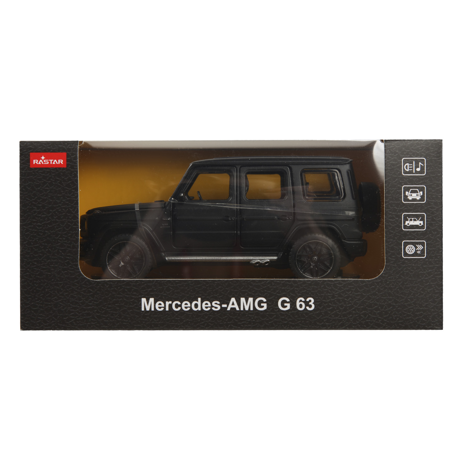 Автомобиль Rastar Mercedes AMG 1:32 черный 64100 - фото 7