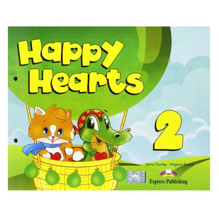Учебник Express Publishing Happy Hearts 2 Pupils Book (with stickers press outs and optionals)