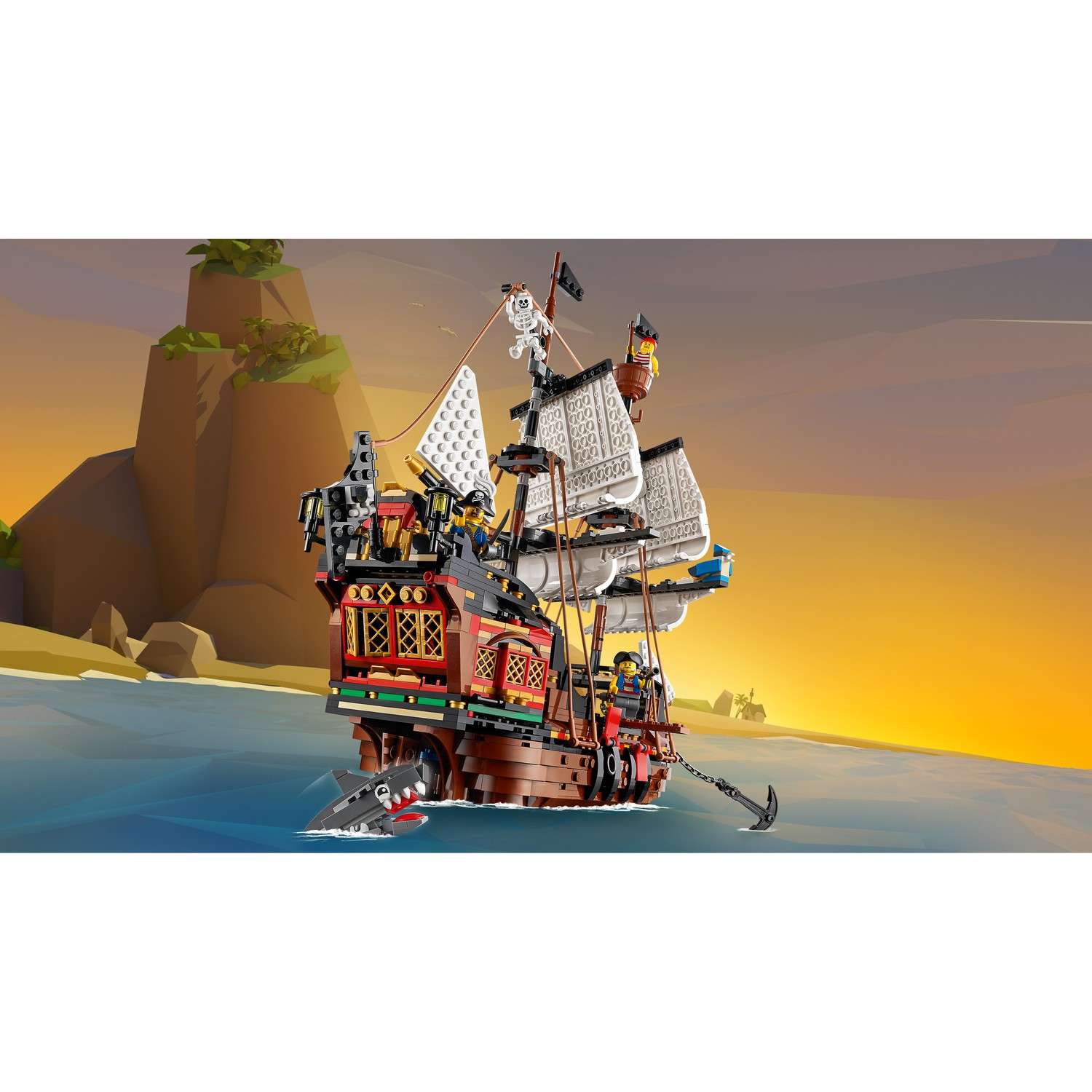 Конструктор LEGO Creator Пиратский корабль 31109 - фото 15