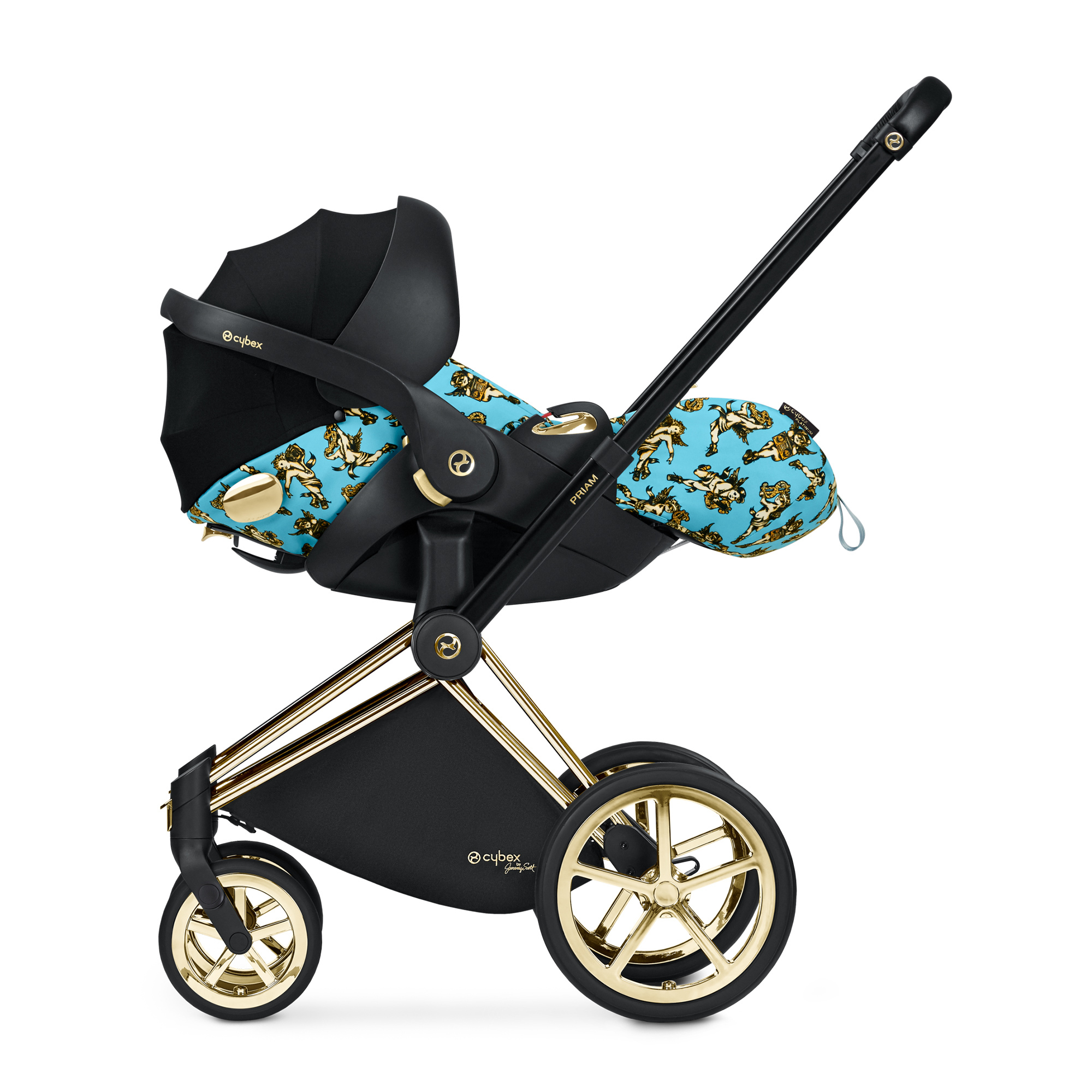 Автокресло Cybex Cloud Q JS Cherubs Blue - фото 6