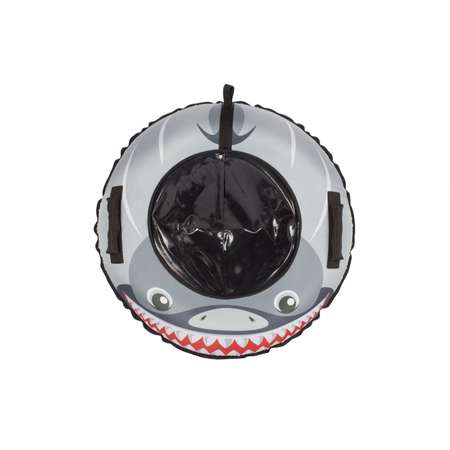 Тюбинг-ватрушка SHARK 90 см Snowstorm серый с черным