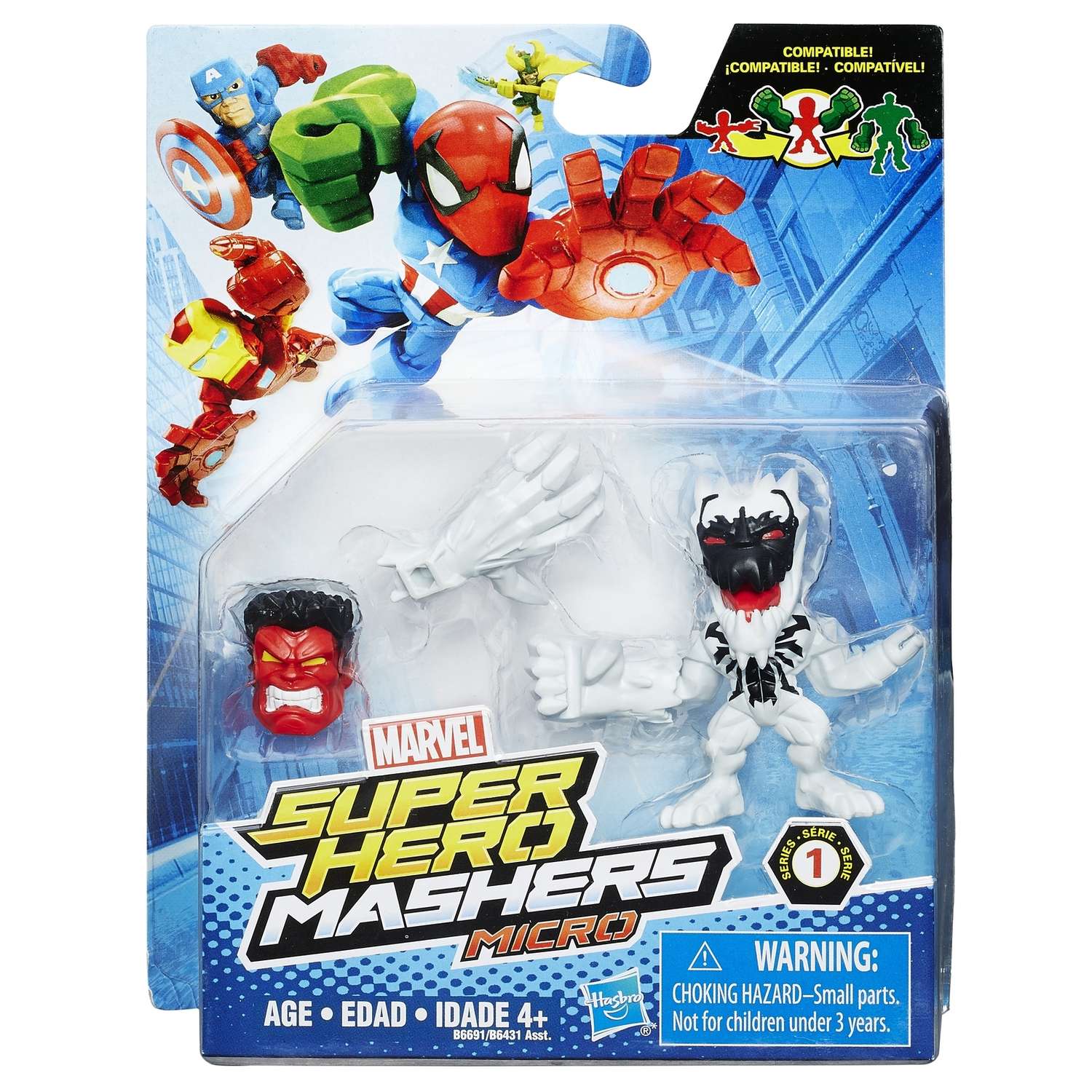 Разборные Микро-фигурки Hero Mashers Марвел Anti-Venom - фото 2