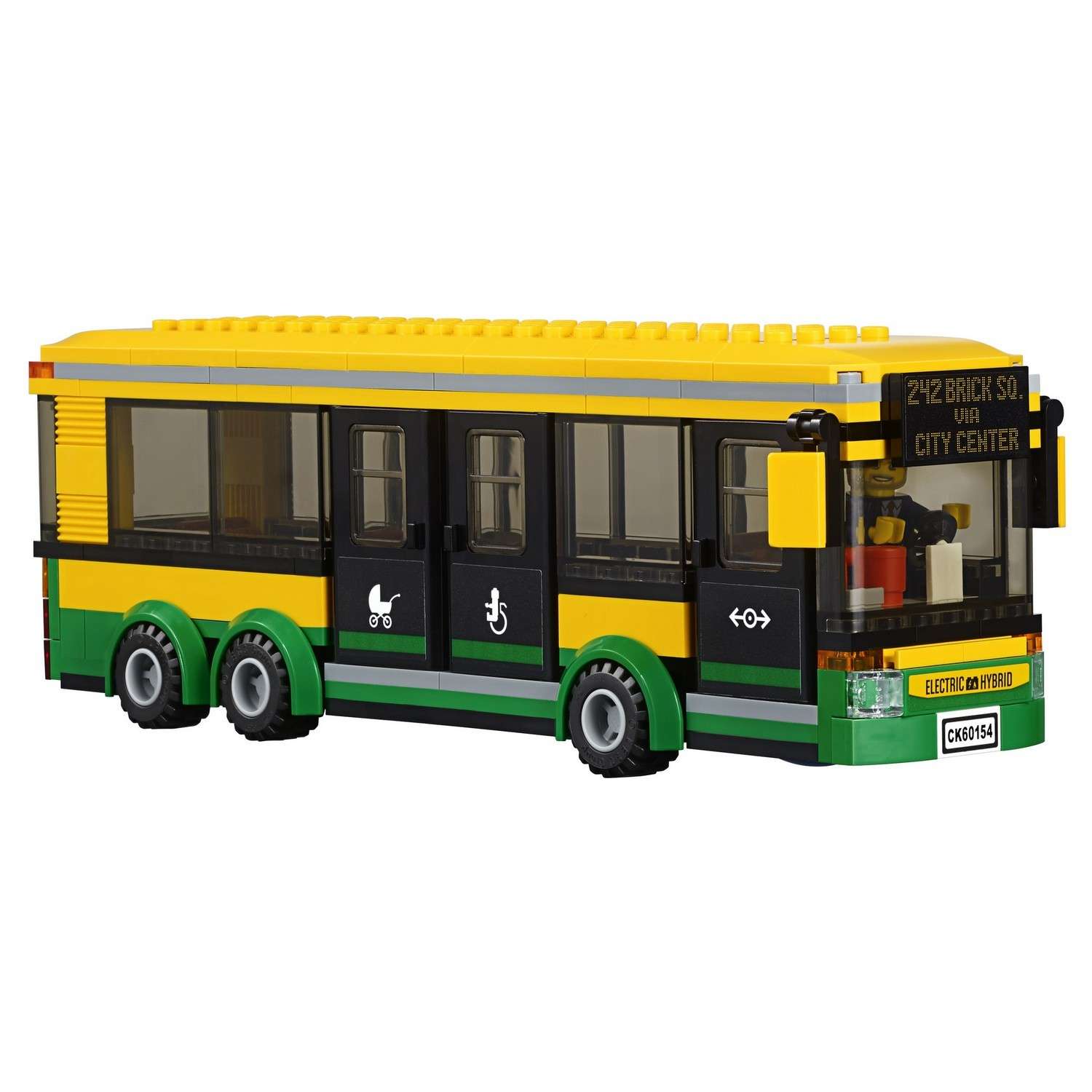 Конструктор LEGO City Town Автобусная остановка (60154) - фото 11