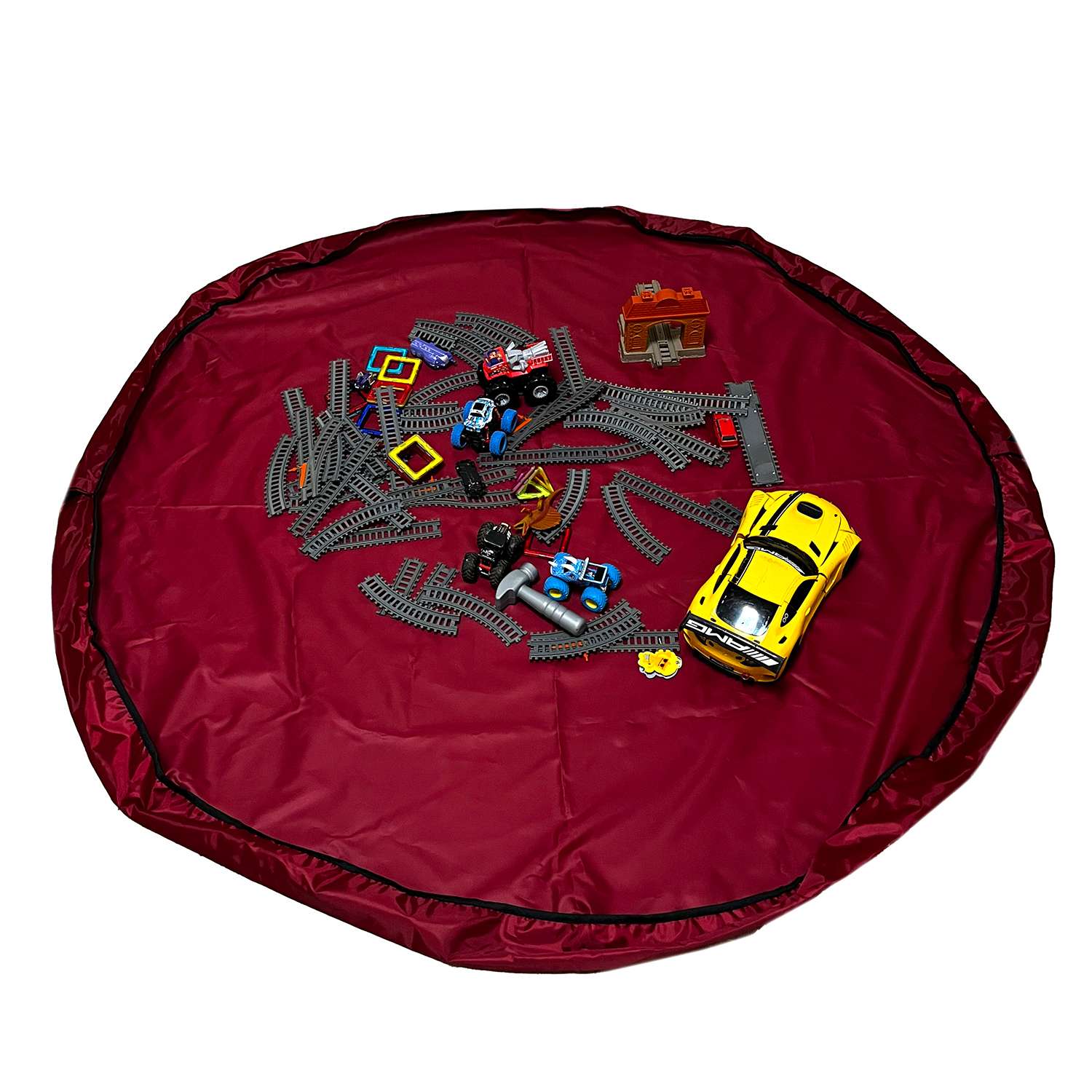 Коврик-мешок Про Сон для игрушек бордовый - фото 3