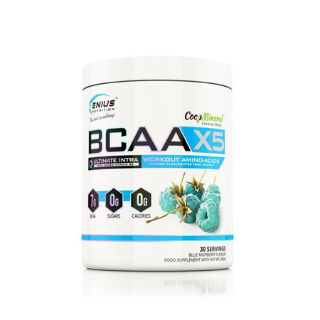 Комплекс аминокислот Genius Nutrition BCAA-X5 360 г голубая малина