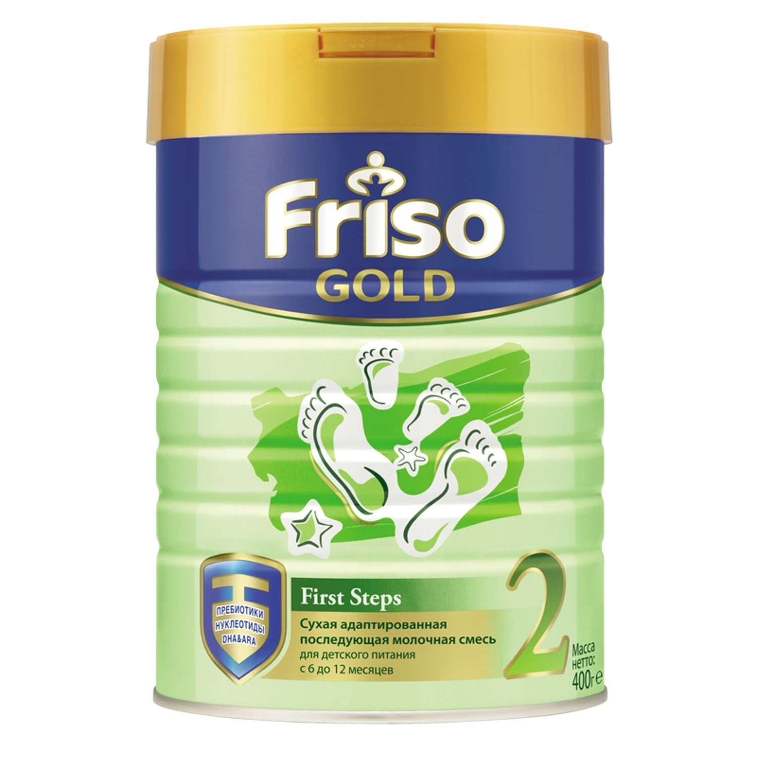 Смесь Friso Gold 2 сухая молочная 400г с 6месяцев - фото 1