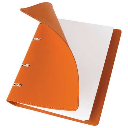Тетрадь на кольцах Brauberg со сменным блоком А5 120 листов Joy оранжевый