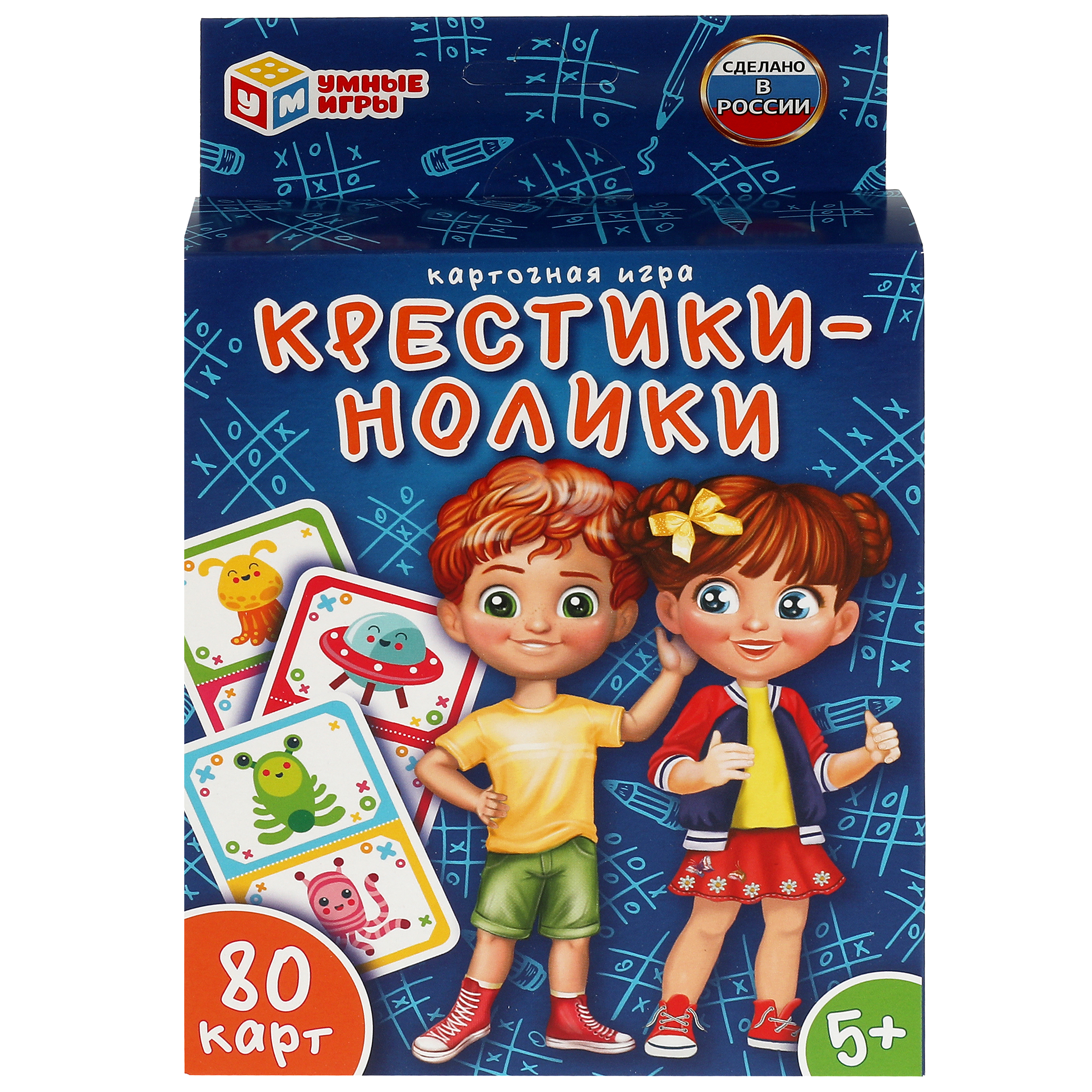 Развивающие карточки Умные игры Крестики-нолики 80 карточек - фото 6