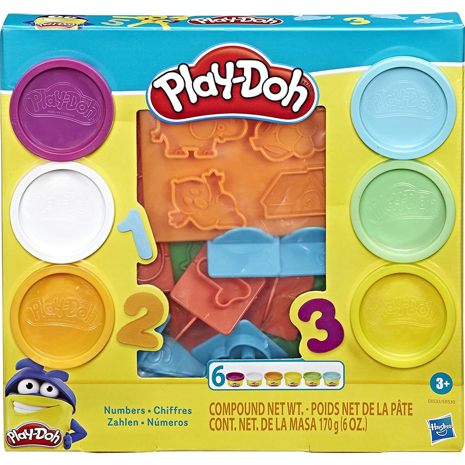 Набор игровой Play-Doh Числа обучающий стартовый E85305L0 - фото 1