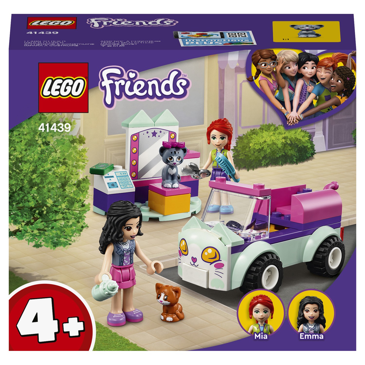 Конструктор LEGO Friends Передвижной груминг-салон для кошек 41439 купить  по цене 99 ₽ в интернет-магазине Детский мир