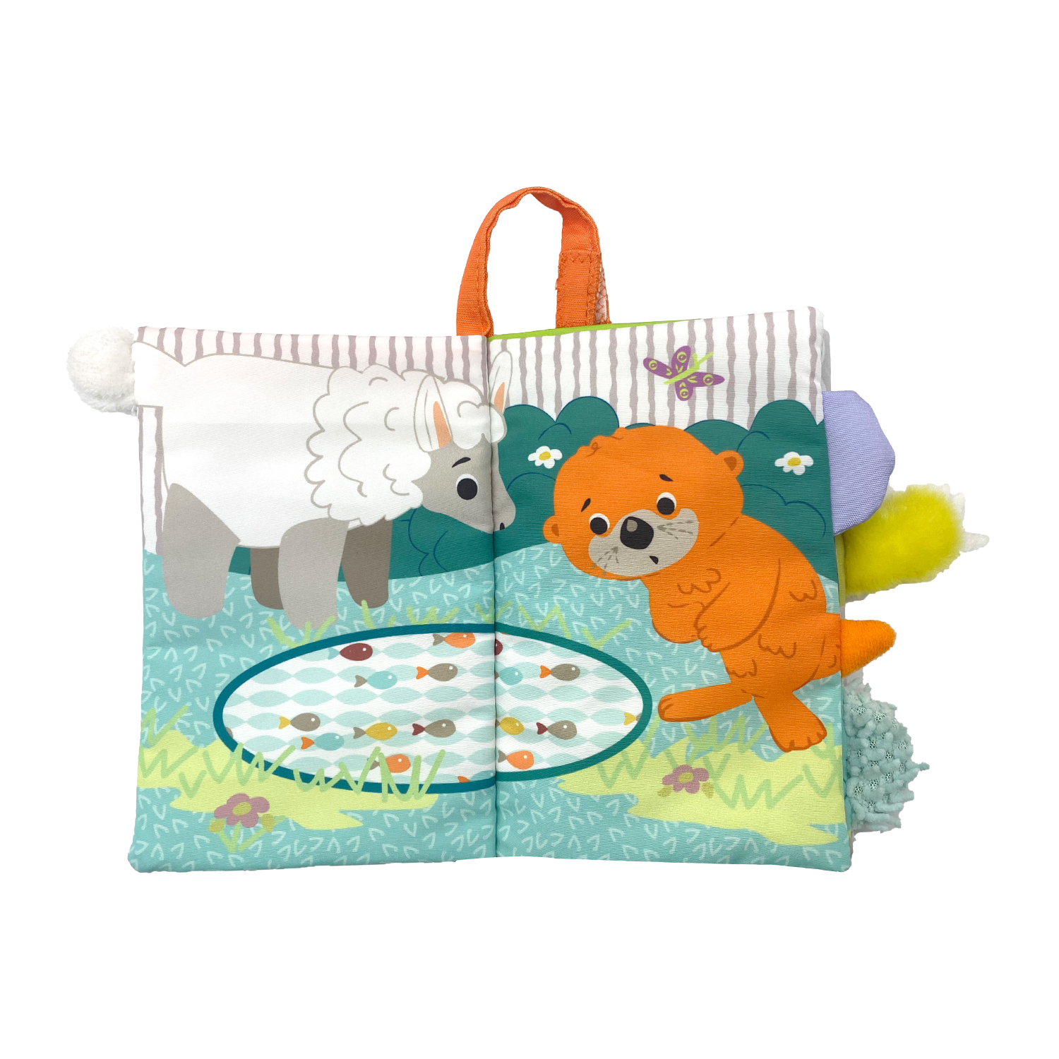 Книжка-игрушка FISHER PRICE тактильная с шуршалкой Друзья - фото 7