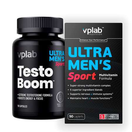 Биологически активная добавка VPLAB Testoboom бустер тестостерона 90капсул