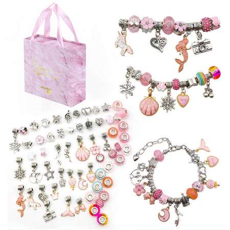 Набор для творчества Brauberg создания украшений и браслетов подарочный для девочек