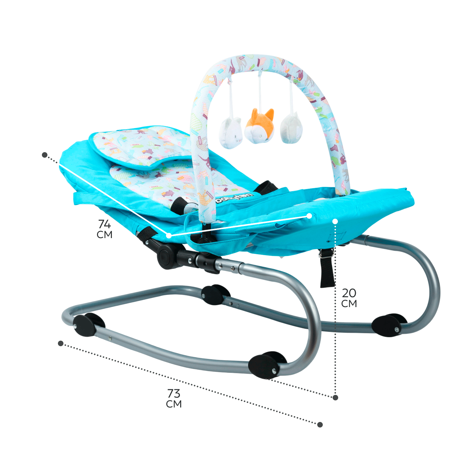 Шезлонг Babyton Sweety Blue - фото 10