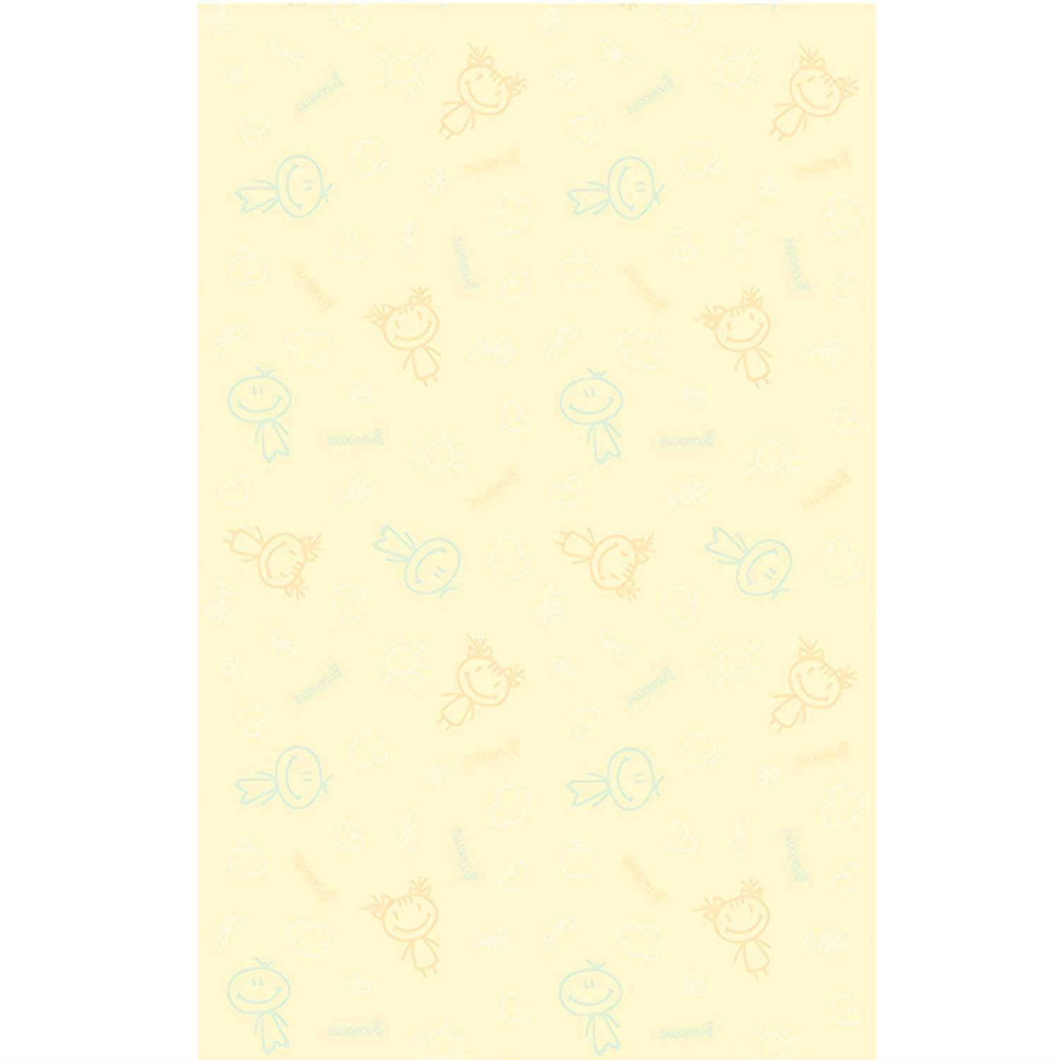 Клеенка Витоша подкладная с ПВХ покрытием с рисунком Желтая 7437 - фото 2