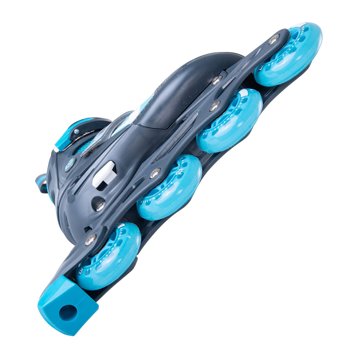 Ролики раздвижные RIDEX Inline skates Wing Blue plastic M - фото 3