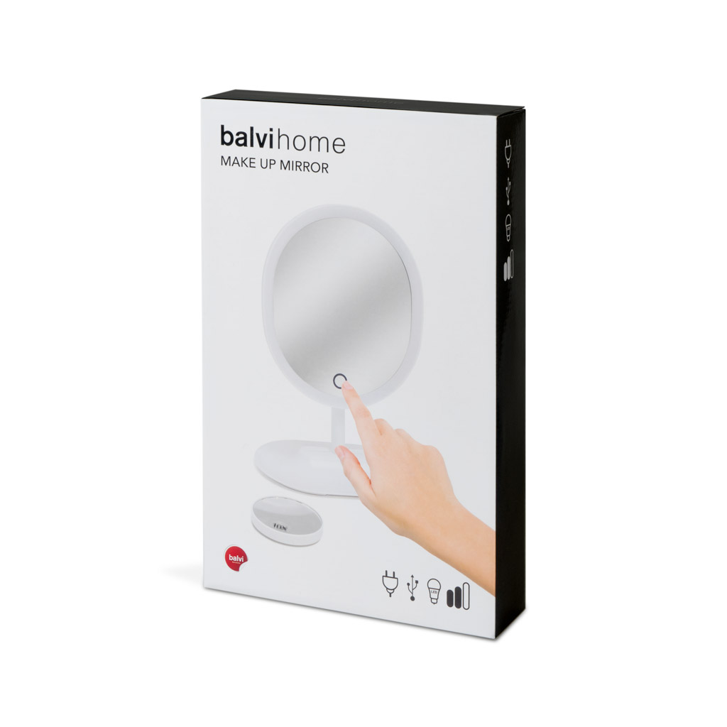 Зеркало для макияжа Balvi Touch USB/4xAAA - фото 2