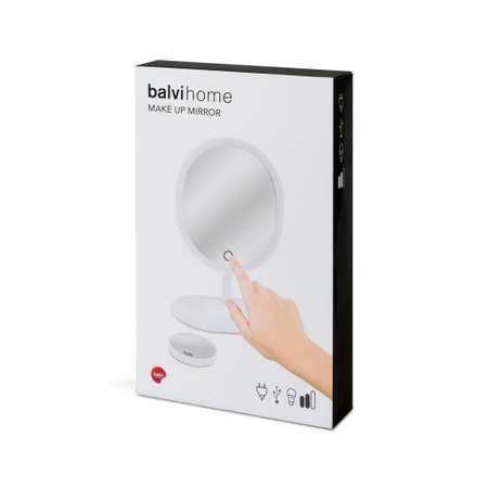 Зеркало для макияжа Balvi Touch USB/4xAAA