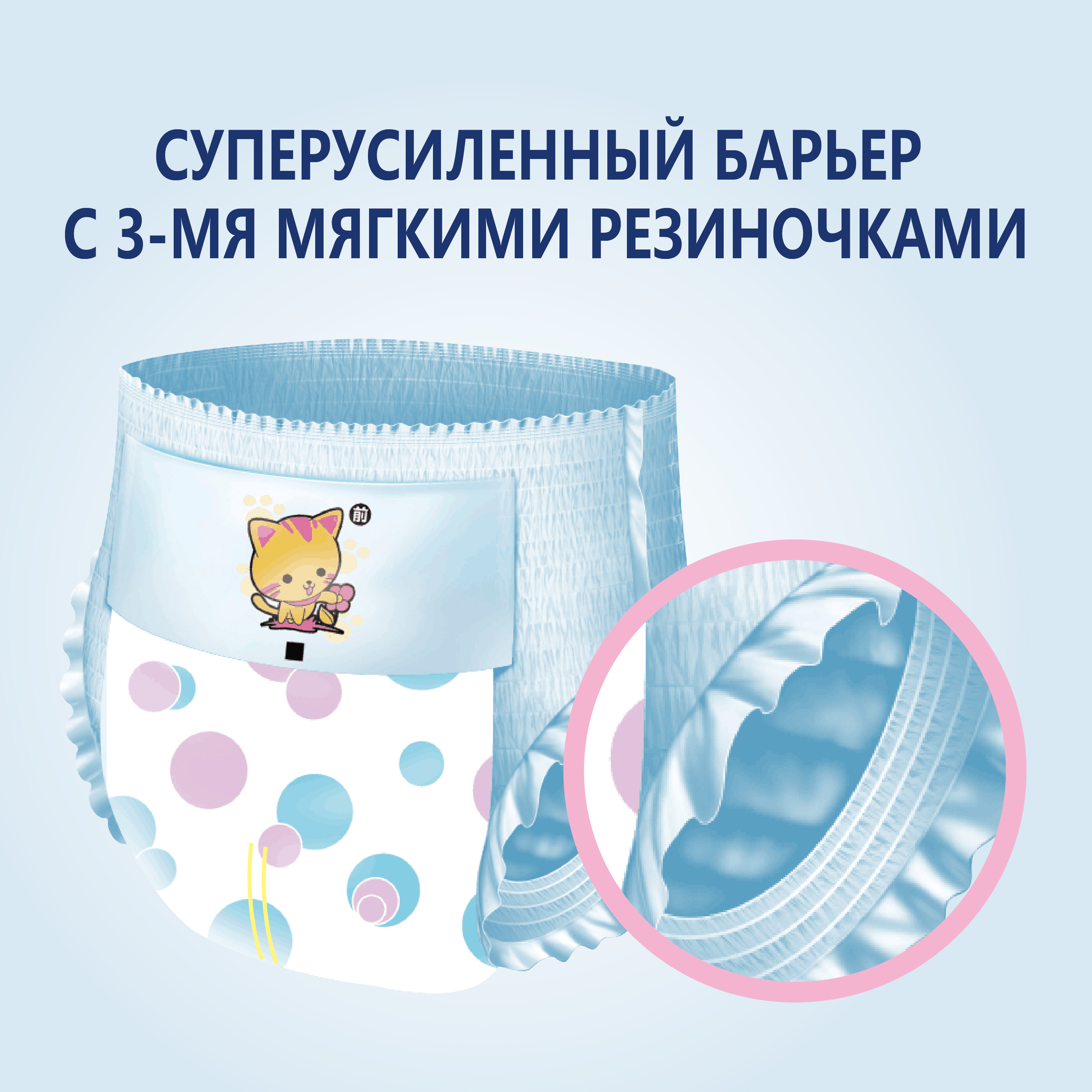 Подгузники трусики XL38 MammySun одноразовые 12 17 кг - фото 2