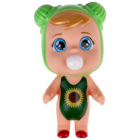 Игрушка-антистресс тянучка 1TOY Bubble Gum Кукла зеленый