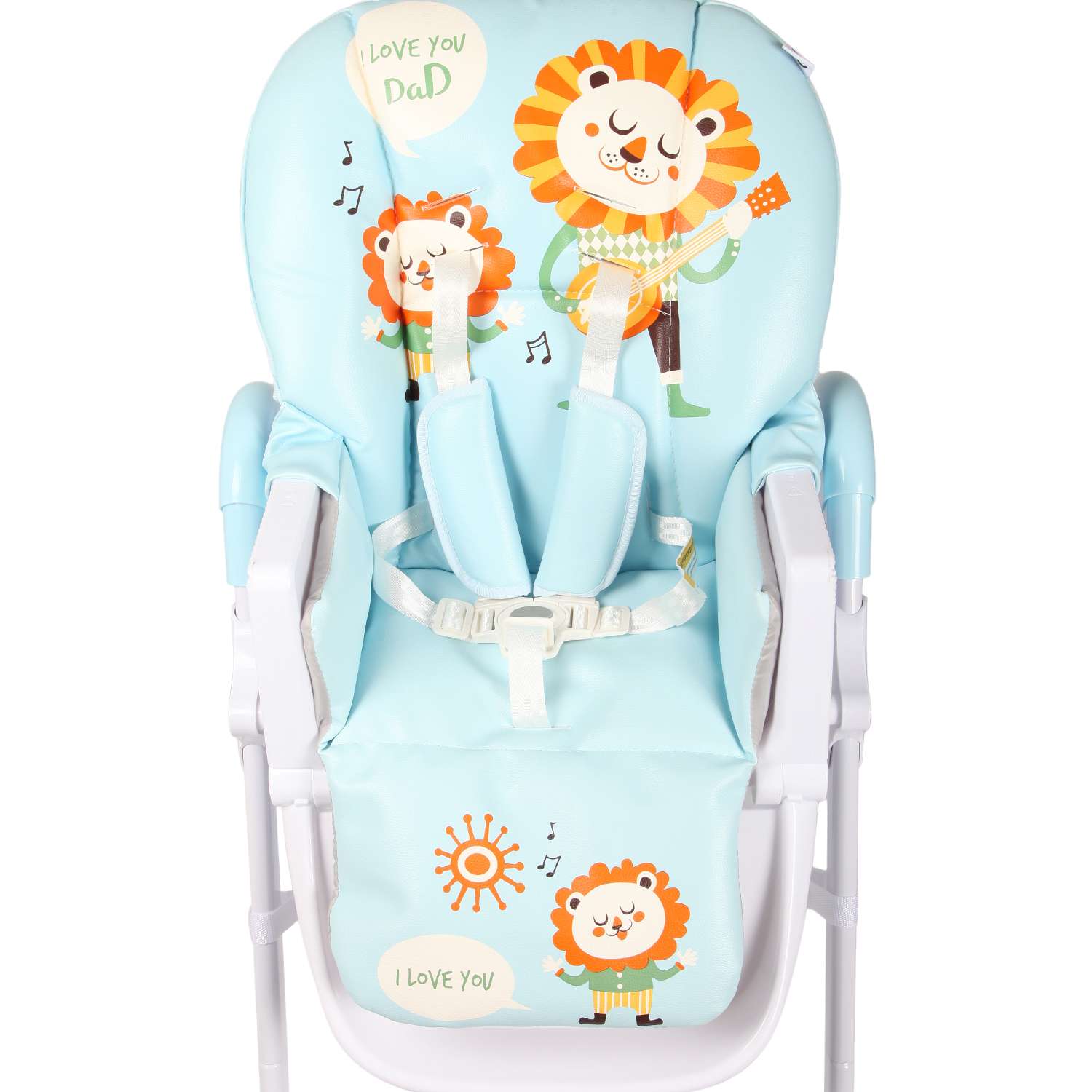 стульчик babyton happy animals blue