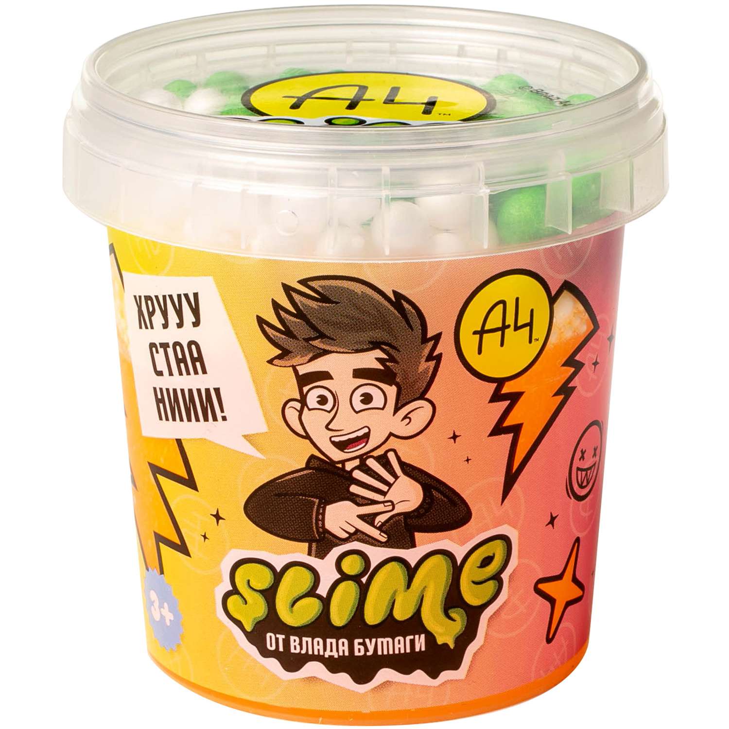 Игрушка Slime Crunch-slime Влад А4 110г в ассортименте SLM144 - фото 5
