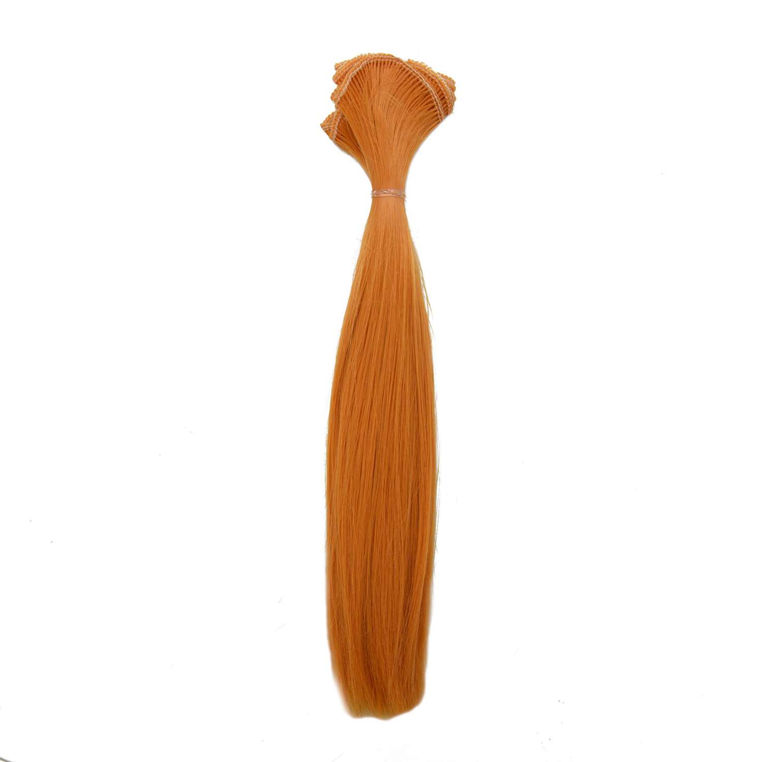 Трессы - волосы для кукол Совушка прямые Элит № 27 100 см 27 см 554559 - фото 1