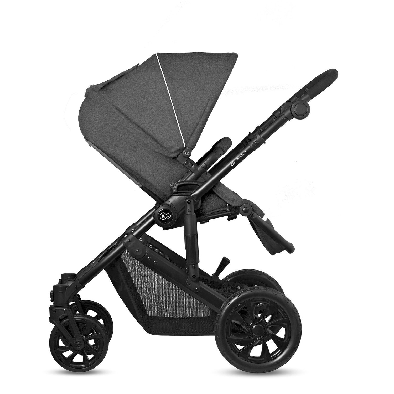 Коляска 3в1 Kinderkraft Prime Lite black - фото 8