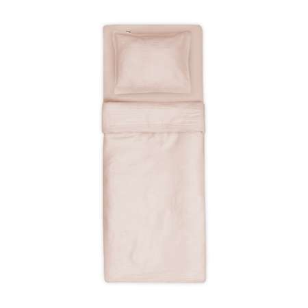 Комплект постельного белья LUKNO Муслиновое для малышей розовое 3 предмета