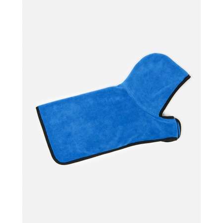 Полотенце-халат для собак Zoozavr 30см Синий