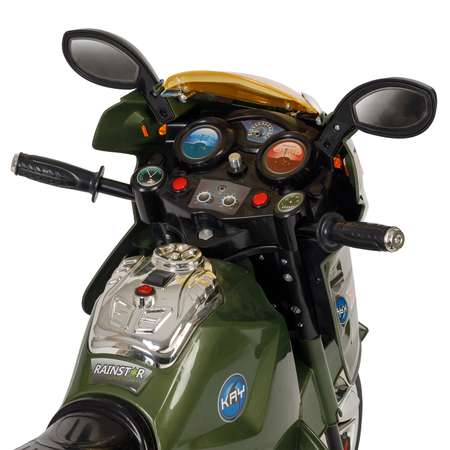 Мотоцикл BABY STYLE на аккумуляторе зеленый