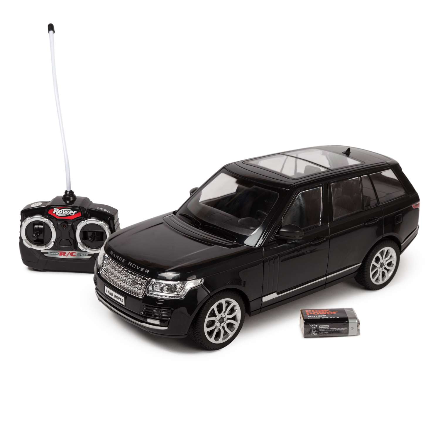 Машинка на радиоуправлении Mobicaro Range Rover 1:16 Чёрная - фото 1