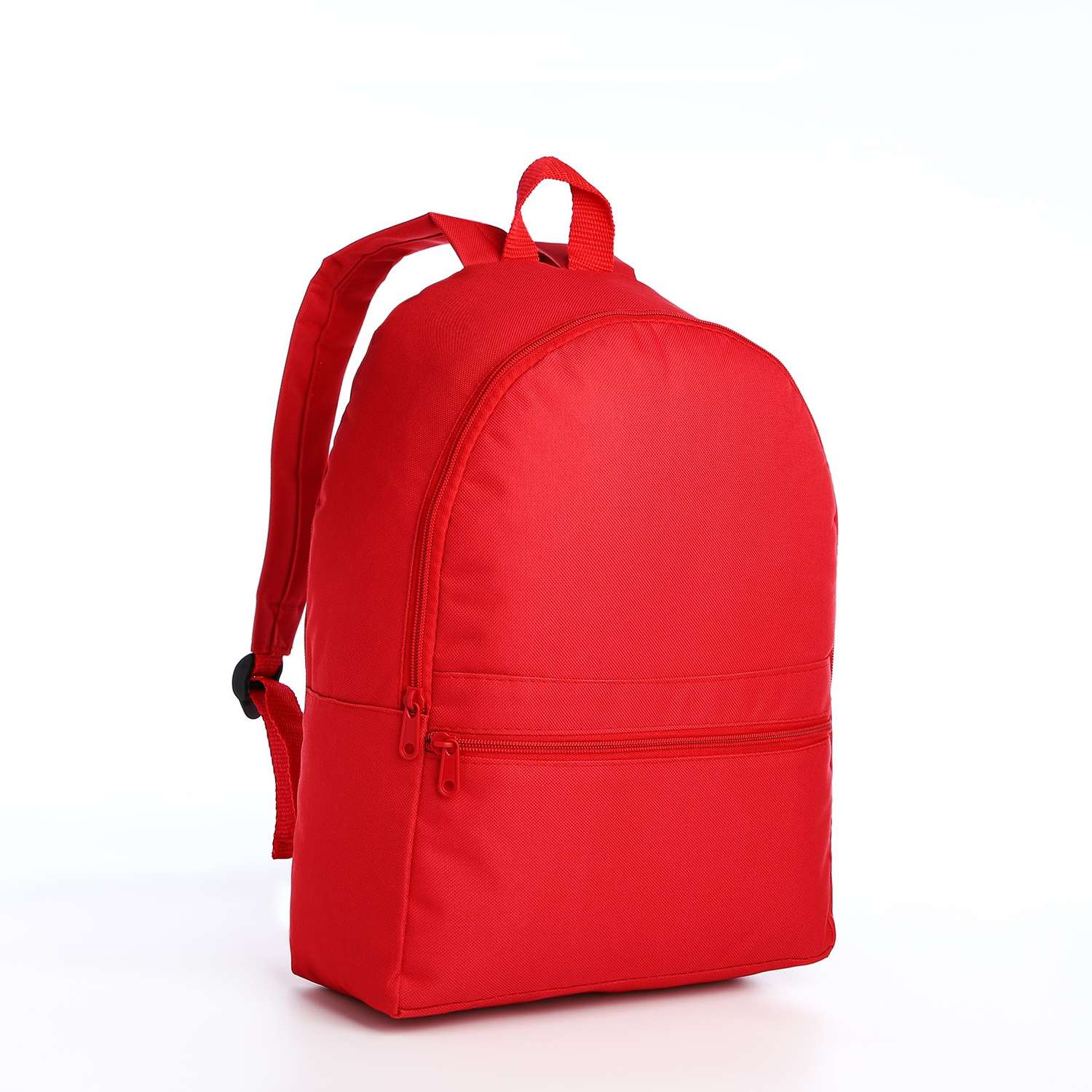 Рюкзак Sima-Land на молнии наружный карман цвет красный - фото 1
