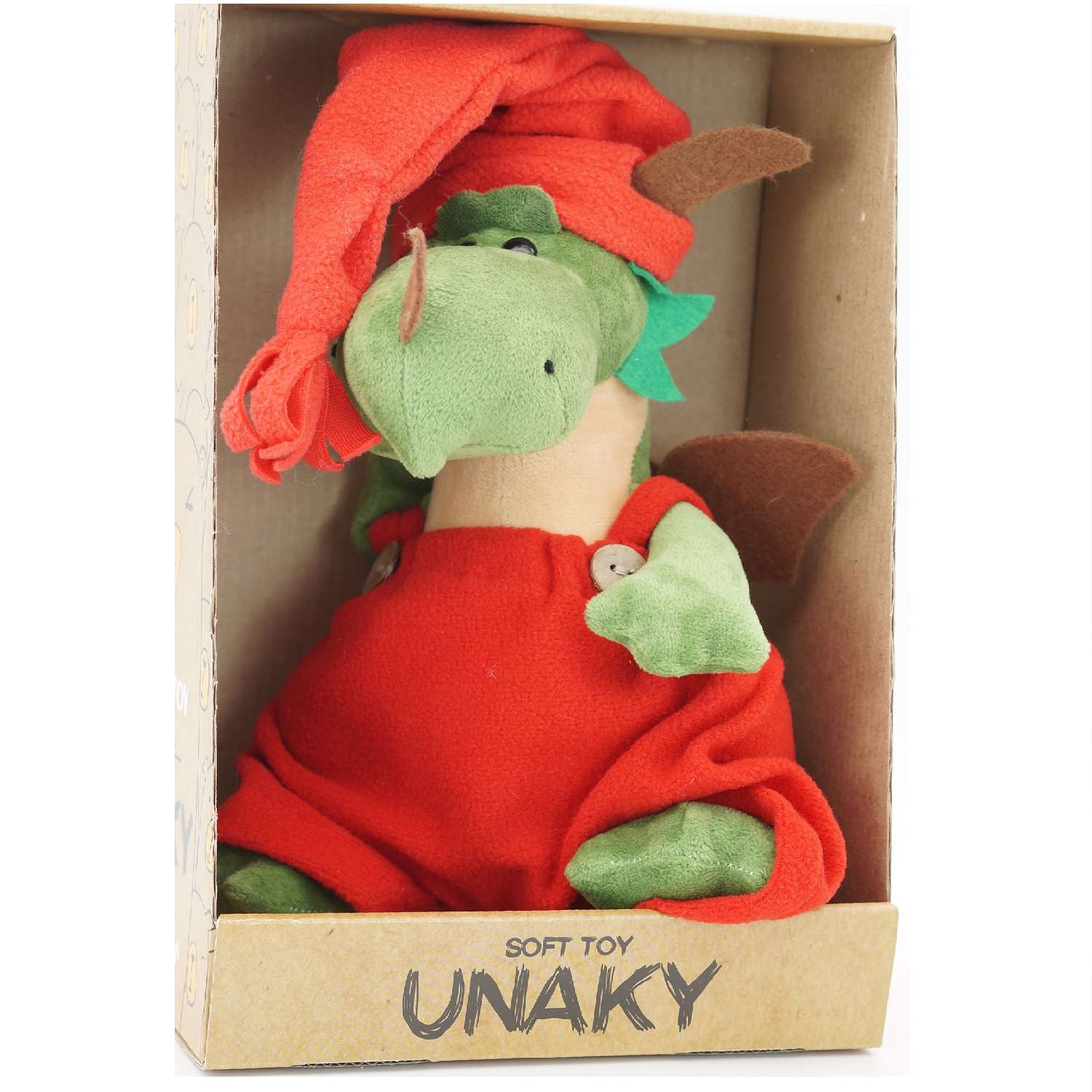 Мягкая игрушка UNAKY Дракон Каллисто в подарочной коробке высота 22 см Символ года 2024 - фото 1