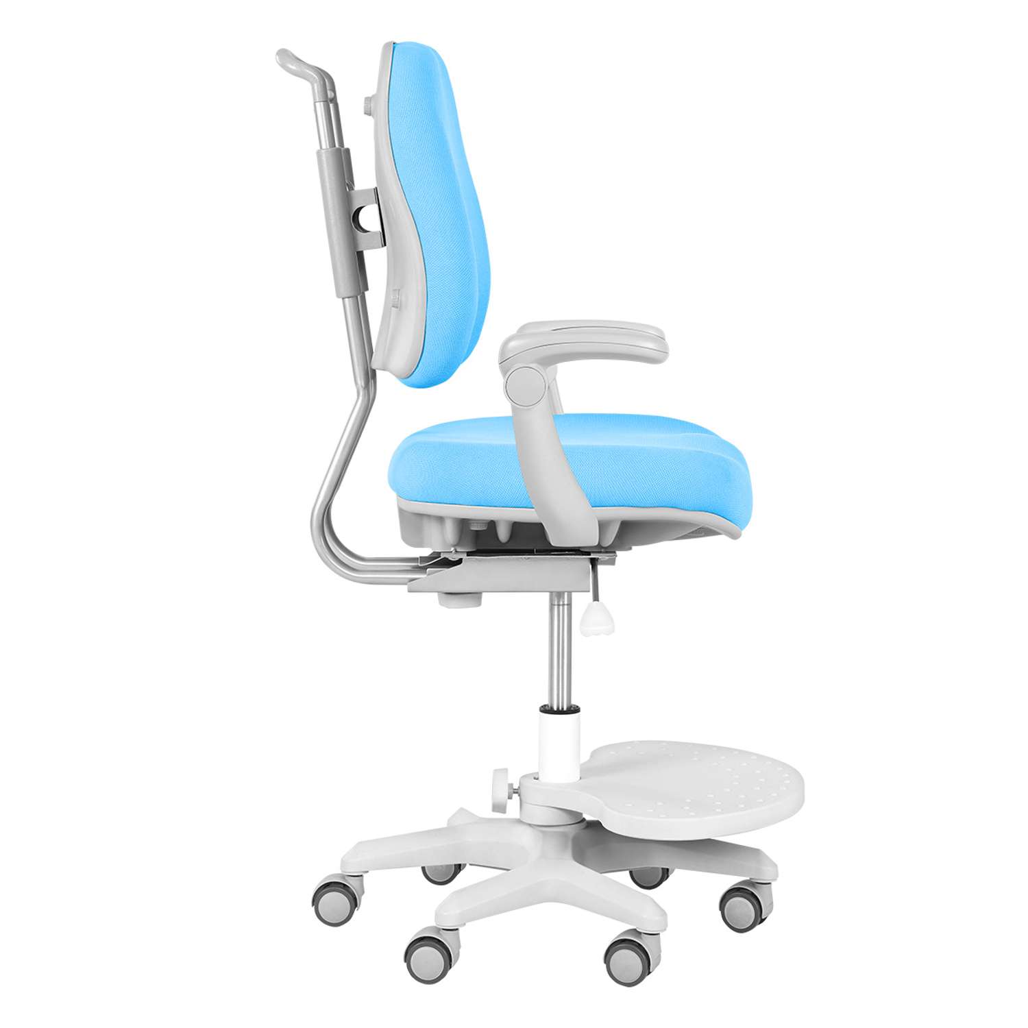 Детское компьютерное кресло Anatomica Ragenta с подлокотниками голубой - фото 3