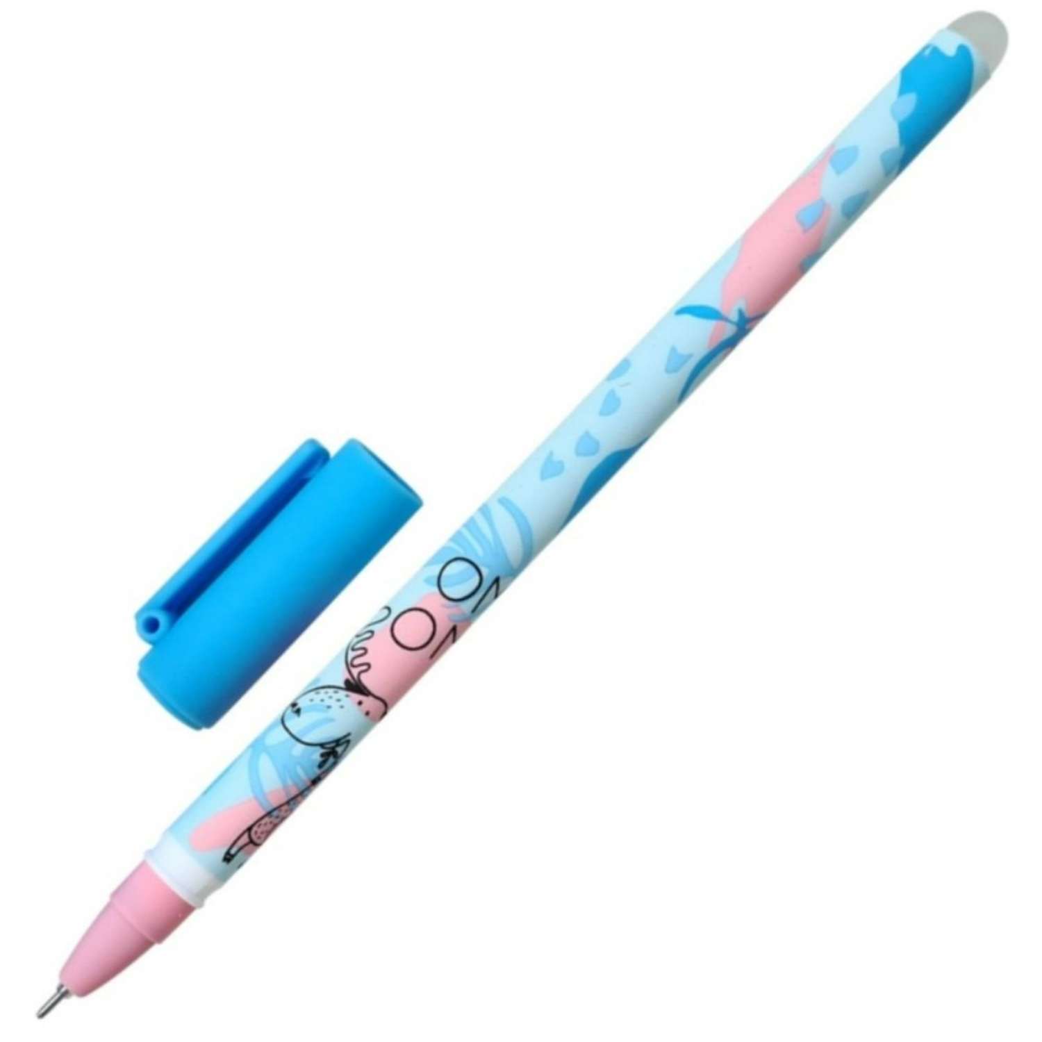 Ручка Be Smart гелевая 0.5 мм черный пиши-стирай fyr-fyr лось 35 штук - фото 1