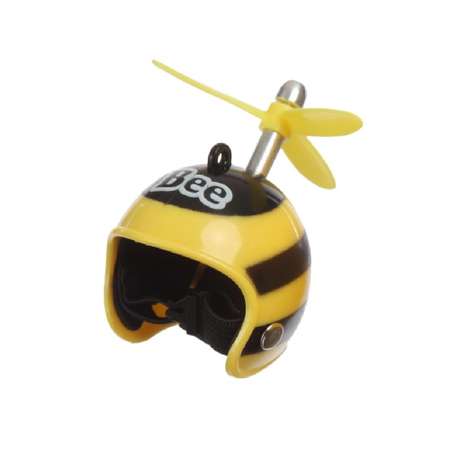 Велосипедный звонок Mobylos Утка в шлеме с пропеллером Пчёлка Bee