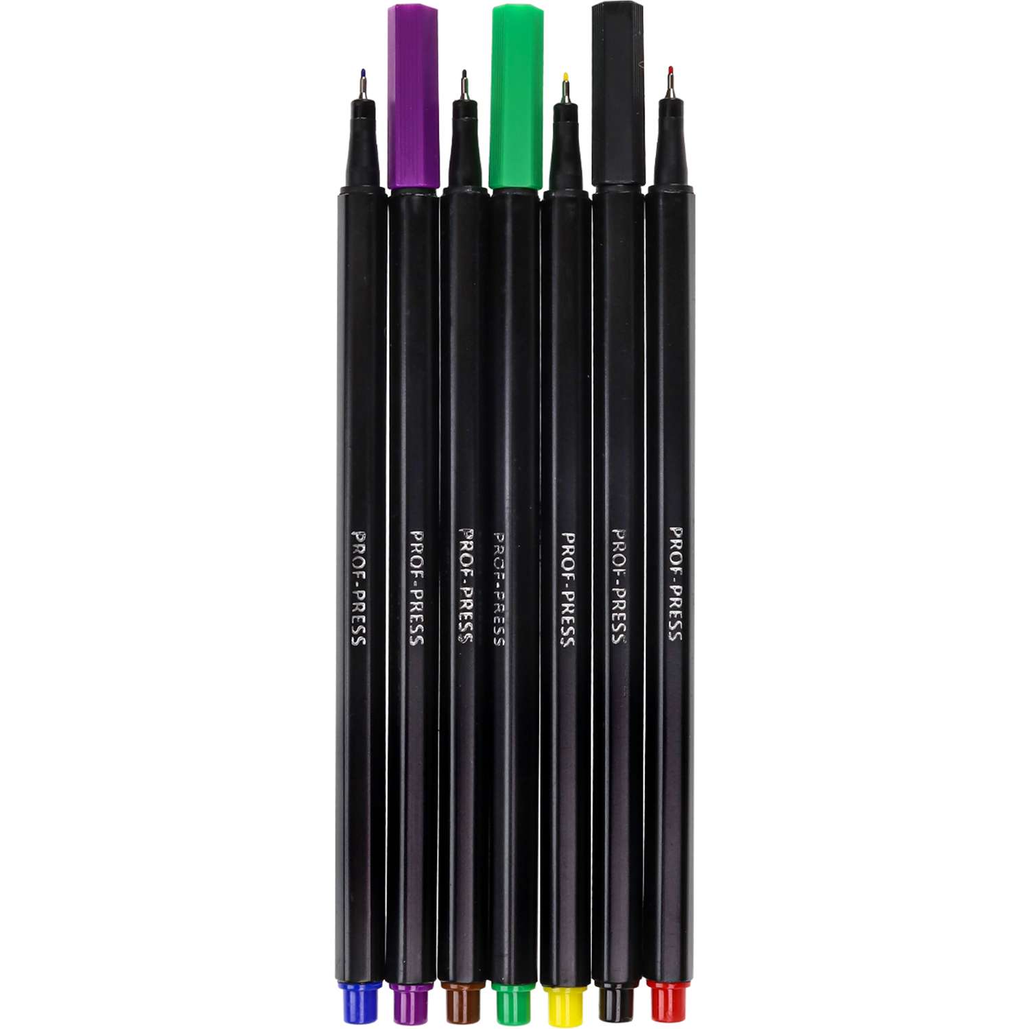 Набор ручек капиллярных Prof-Press Линеры Madrid 24 цвета диаметр 0.4 мм - фото 4