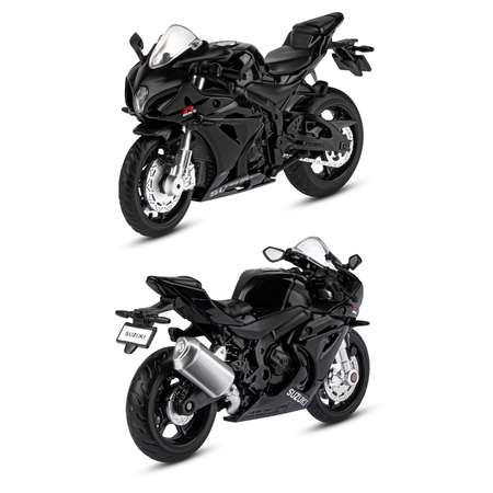 Мотоцикл АВТОпанорама Suzuki GSХ R1000 1:18 черный