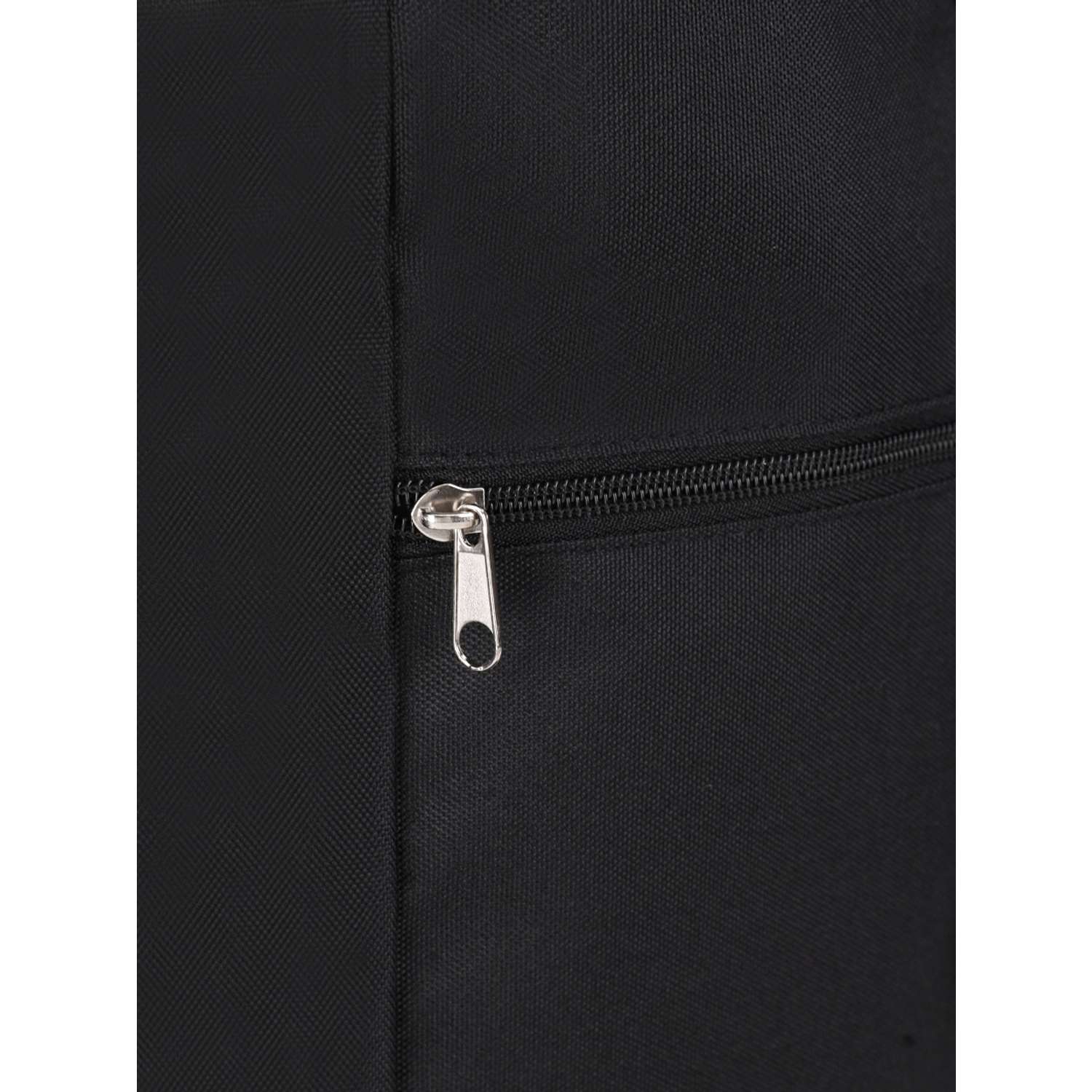 Рюкзак на шнурке Проф-Пресс Черный размер 27x46x15 см - фото 8