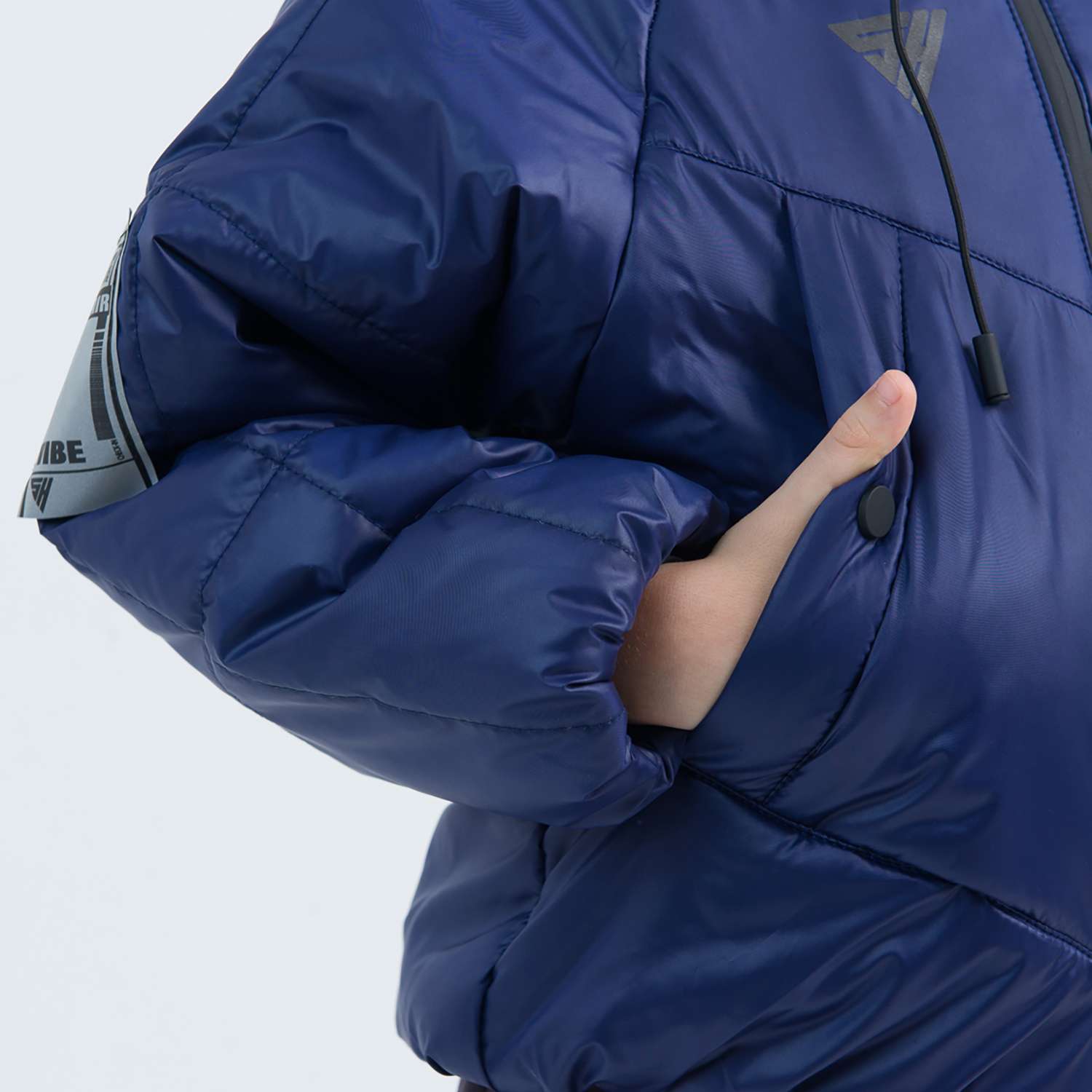 Куртка Sherysheff Куртка В21131 Темно-синий - фото 11