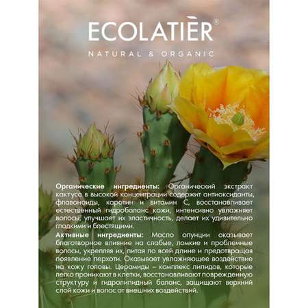 Бальзам Ecolatier Гладкость и Красота для сухих волос 250 мл