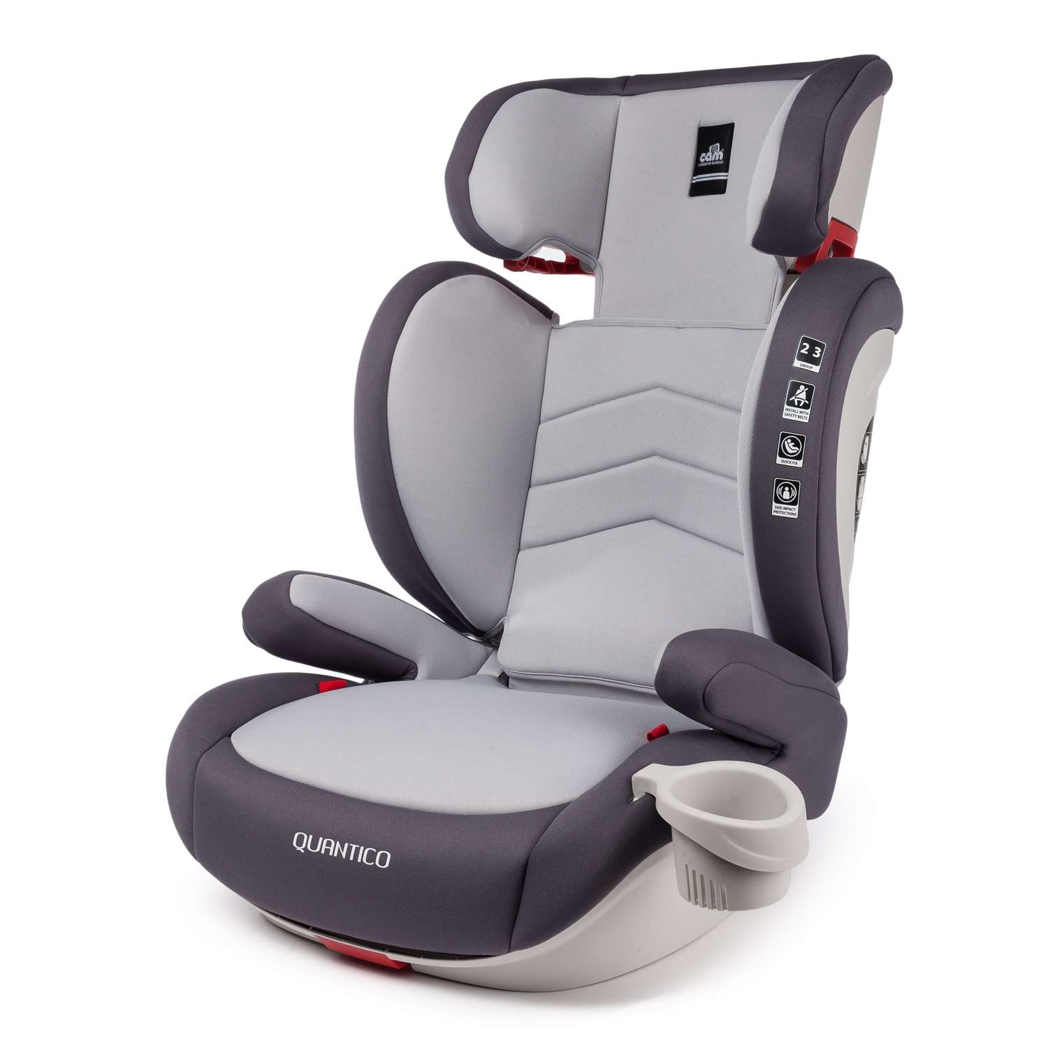 Автокресло группа 2/3 (15-36 кг) cam Quantico Isofix