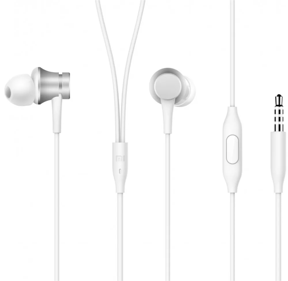 Проводные наушники XIAOMI Mi In-Ear Headphones Basic (Silver) - фото 1