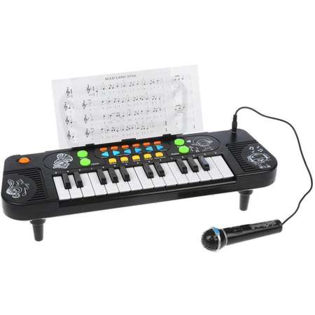 Синтезатор детский Наша Игрушка с микрофоном 37 клавиш