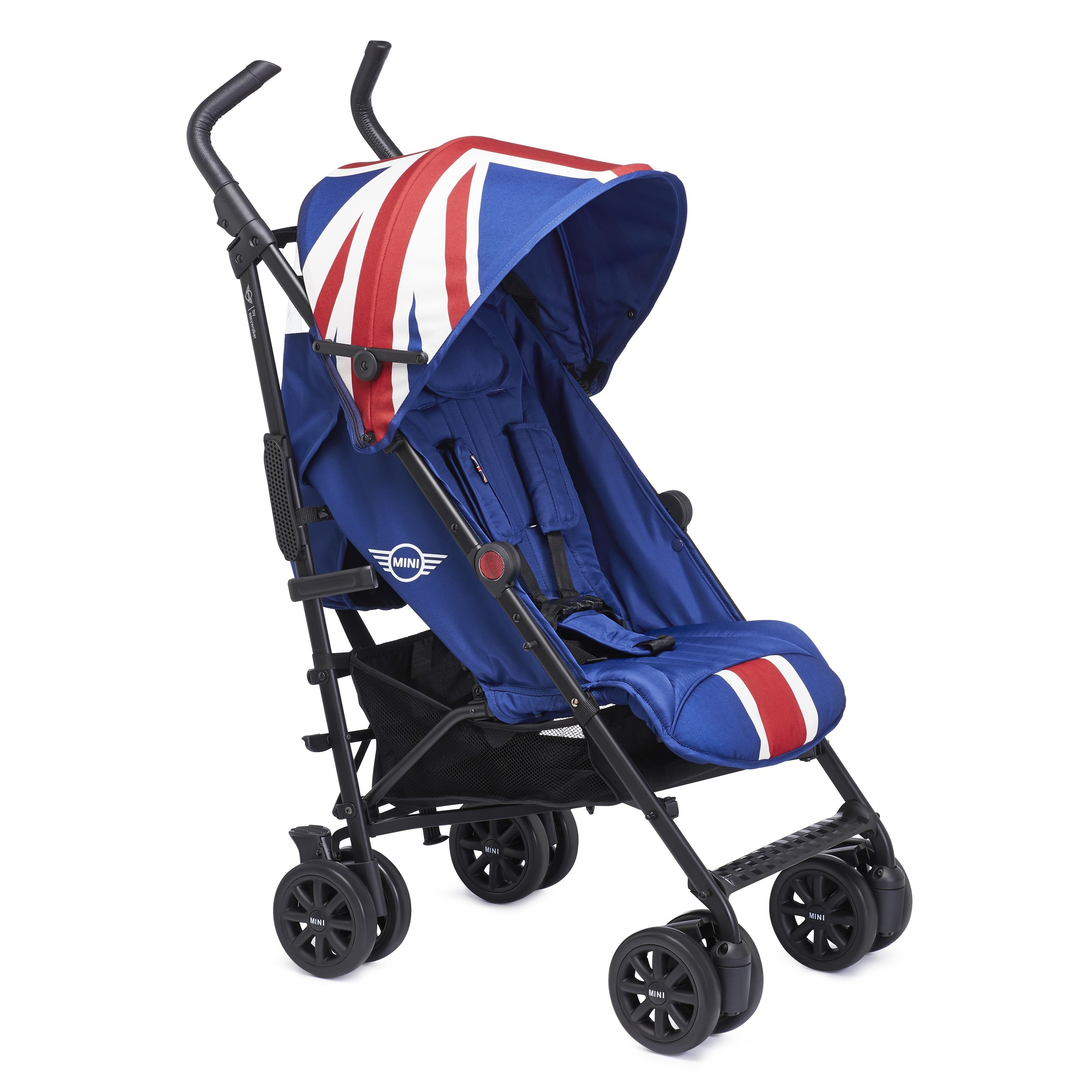 Коляска Easywalker Mini Buggy+ Union Jack Classic с бампером - фото 1